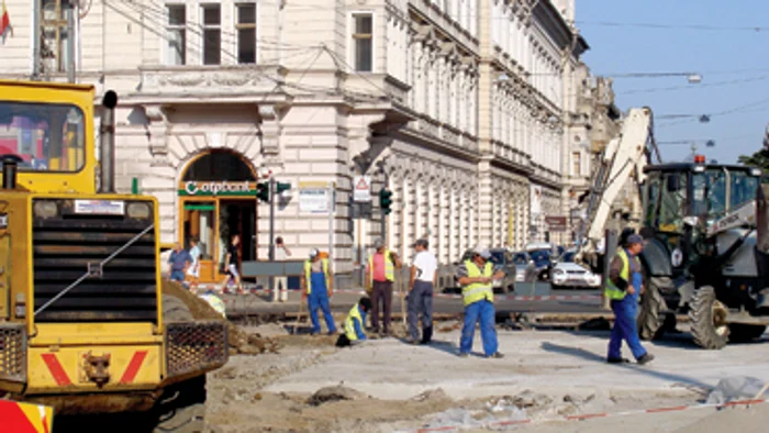 Arad: Centrul Aradului a fost închis din cauza lucrărilor