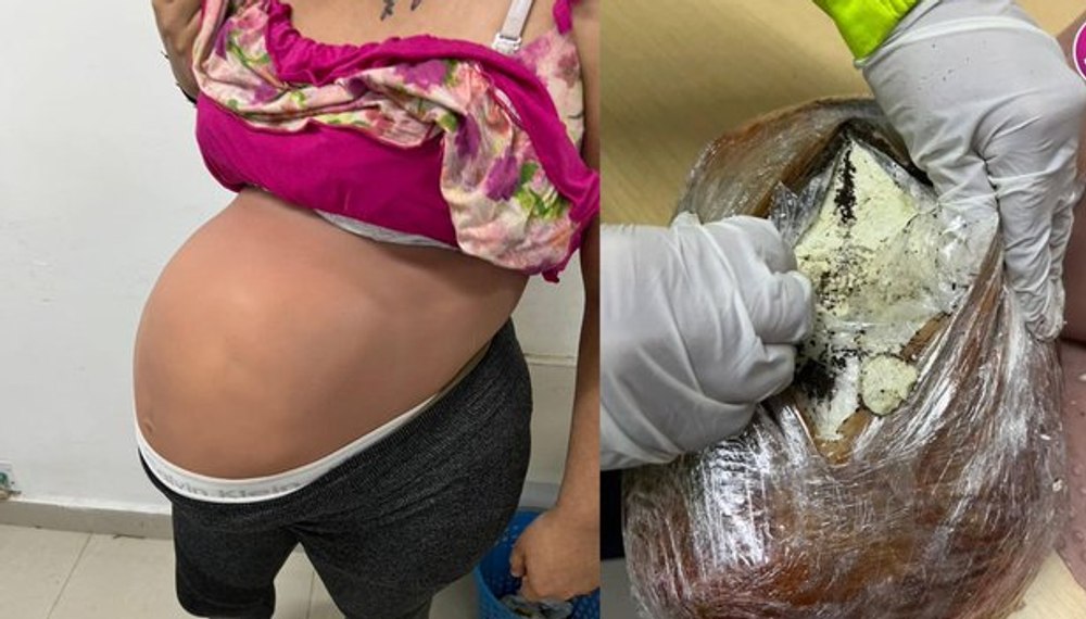 Femeie prinsă cu „burta” plină de cocaină. Metoda șocantă de trafic descoperită de poliție