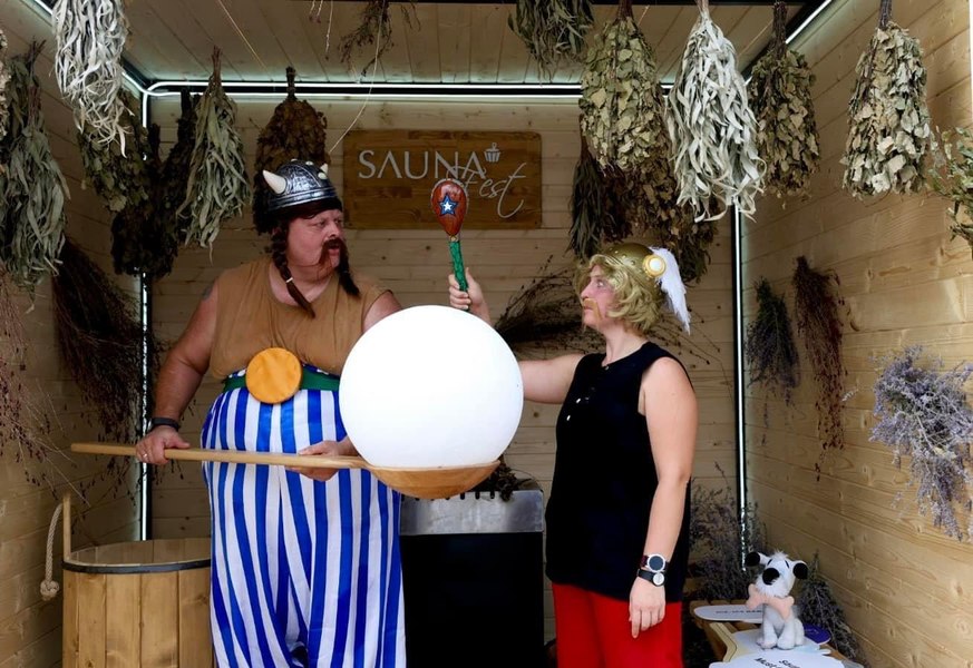 Therme București Sauna Fest 2024 activități wellness maeștri Aufguss | sursa foto: Adevarul