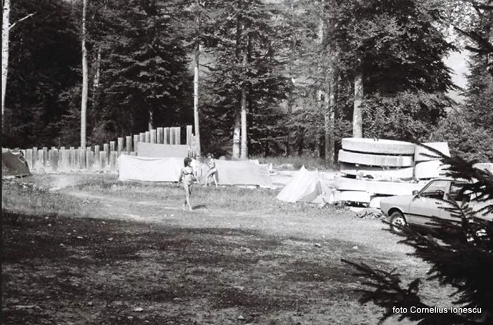 Sarmizegetusa Regia în anii '80. Foto: Cornelius Ionescu. 