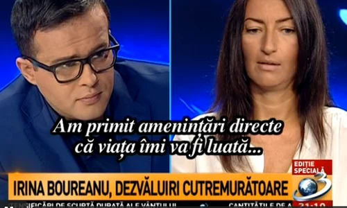 Irina Boureanu susţine că fostul ei soţ a ameninţat o că o va mutila jpeg