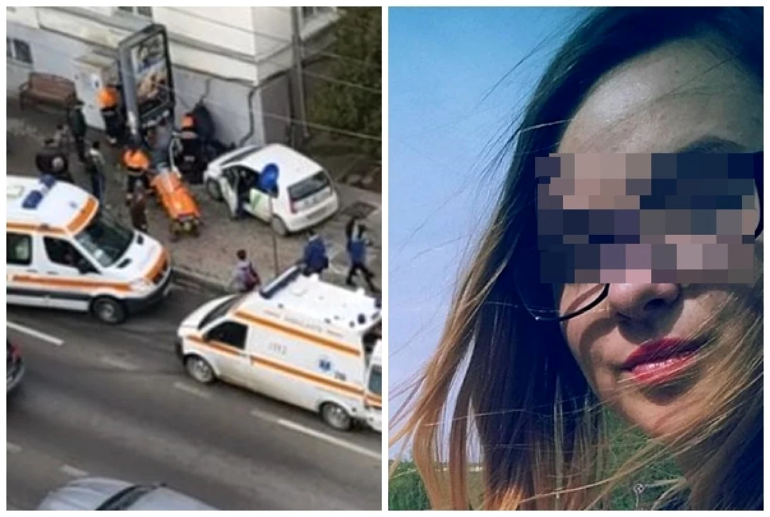 Accidentul teribil în urma căruia a fost rănită studenta a avut loc lângă UMF Iaşi FOTO Radio Iaşi/Facebook