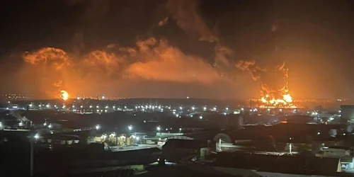Incendiu la Bryansk FOTO Twitter