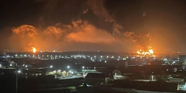 Incendiu la Bryansk FOTO Twitter