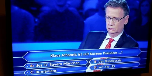 Klaus Iohannis subiect de concurs la RTL FOTO Facebook