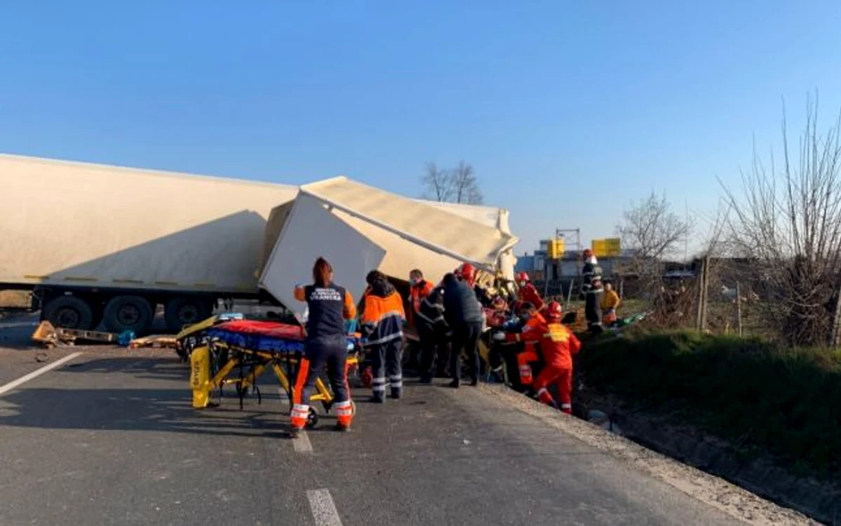 Accidentul a avut loc pe E85