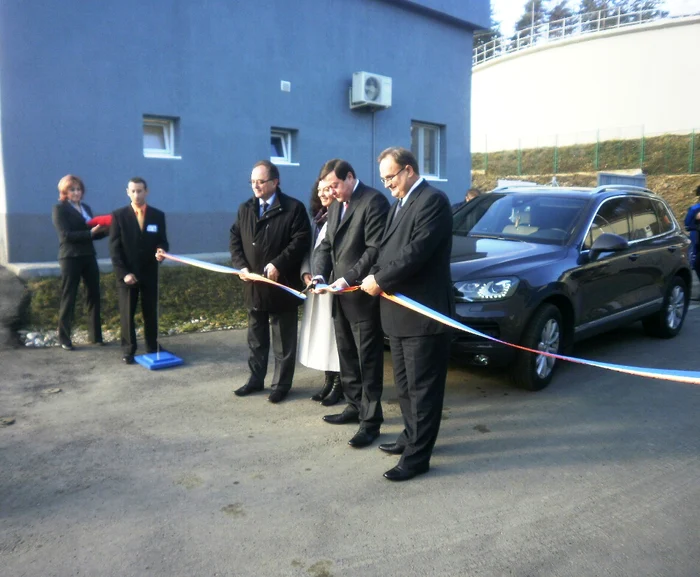 Oficialităţile locale au inaugurat noua staţie 