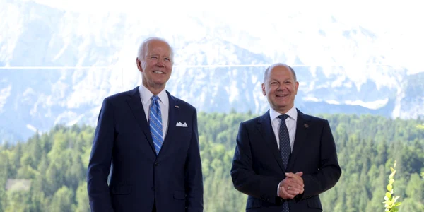 Olaf Scholz si Joe Biden la summitul G7 de la Castelul Elmau FOTO EPA-EFE