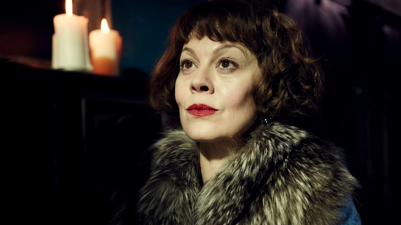 Helen McCrory a jucat în numeroase producţii de televiziune, între cele mai recente, „Peaky Blinders”. FOTO BBC