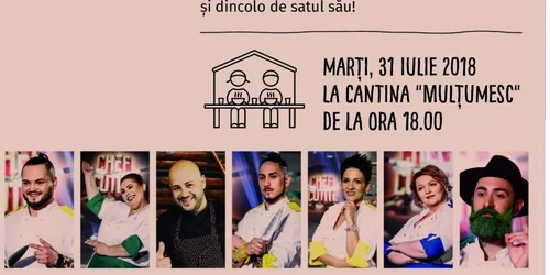 Bucătarii vor gătii pentru a-i ajuta pe copiii nevoiaşi