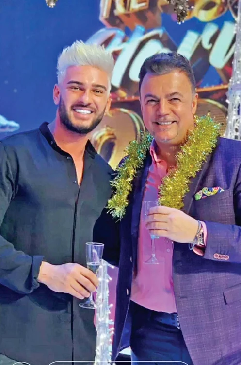 Dorian Popa şi Andrian Enache au filmat pentru “Revelionul Starurilor 2019” (Antena 1)
