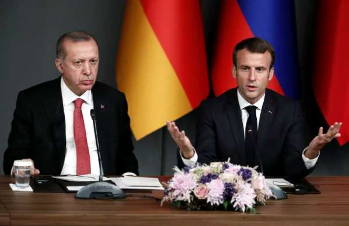 Emmanuel Macron Recep Erdogan FOTO EPA-EFE