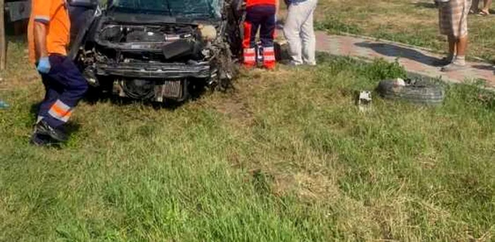 Accident pe DN2A FOTO IPJ Ialomiţa