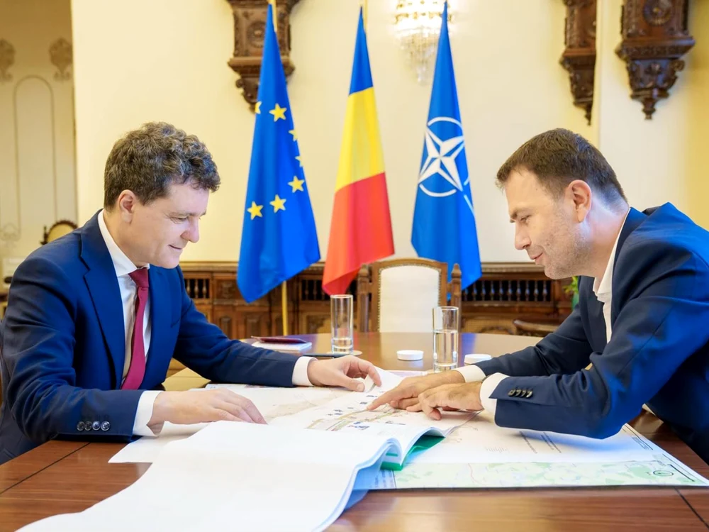Nicușor Dan și Cătălin Drulă/FOTO: Facebook