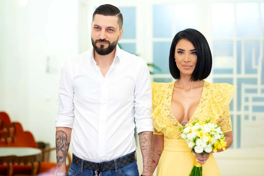 
    Virgil Șteblea și Adelina Pestrițu au devenit soț și soție pe 3 iulie 2019foto: www.edamagazine.ro   