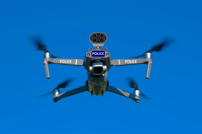 Dronă folosită de poliție FOTO Shutterstock/Imagine ilustrativă
