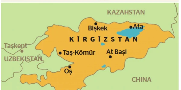 Hartă Kîrgîzstan