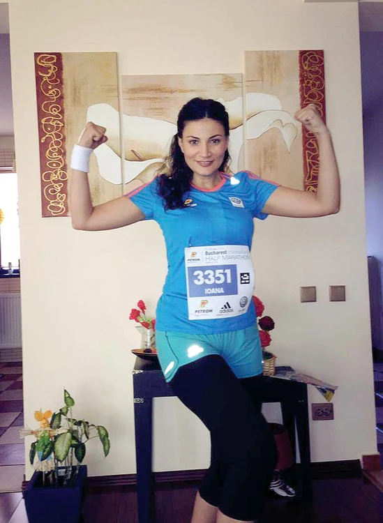Aşa arată un antrenament  la munte, în tabăra de slăbit în  care va merge şi Ioana Ginghină