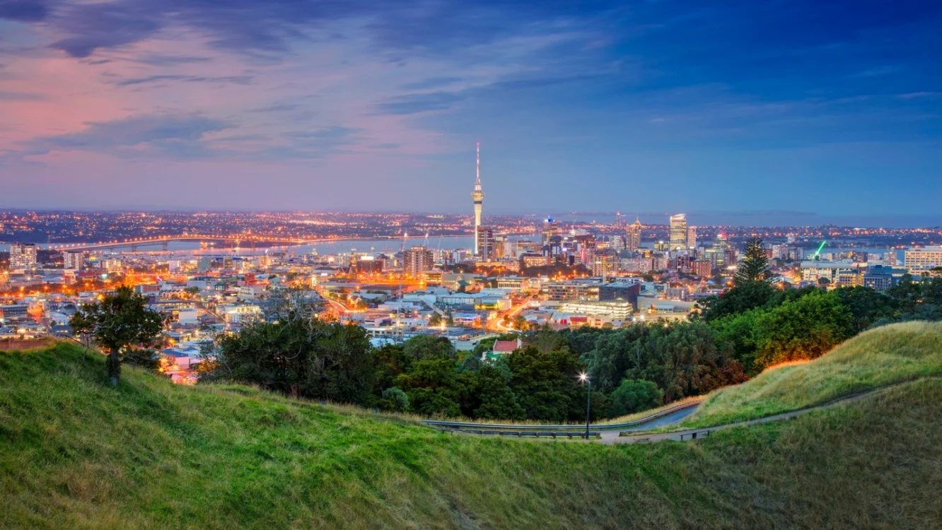 Vedere panoramică din Auckland, Noua Zeelandă Foto Shutterstock