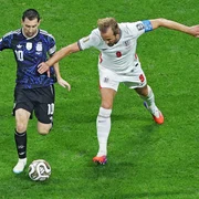 Leo Messi si Harry Kane, Campionatul Mondial (EPA) jpg