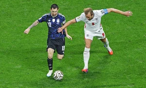 Leo Messi si Harry Kane, Campionatul Mondial (EPA) jpg