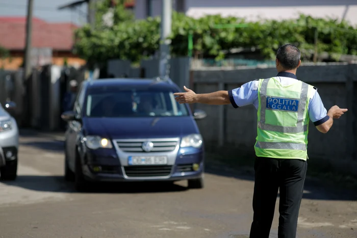 Polițiștii locali din Bacău cer sporuri pentru condiții vătămătoare FOTO Inquam Photos/George Călin