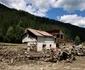 Case distruse de viitura care a lovit localitatea Broșteni FOTO Mediafax