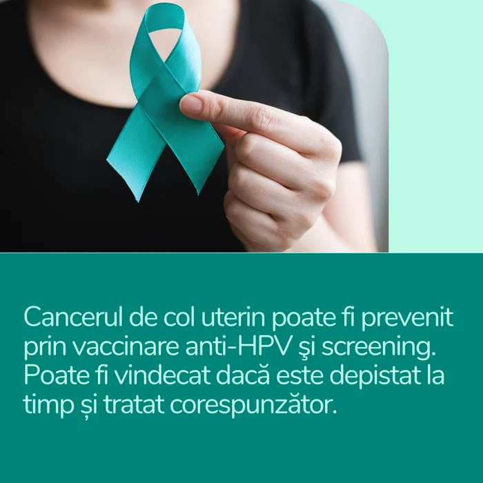 Cancerul de col uterin prevenit prin vaccinarea anti-HPV