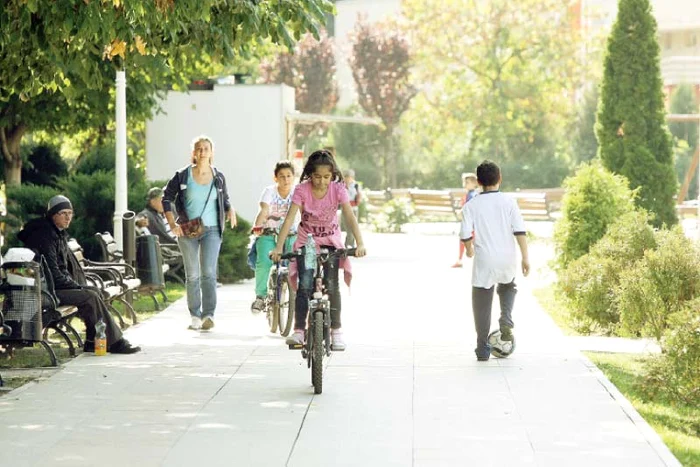În Capitală a fost, ieri, o zi excelentă pentru plimbări şi distracţie în parc