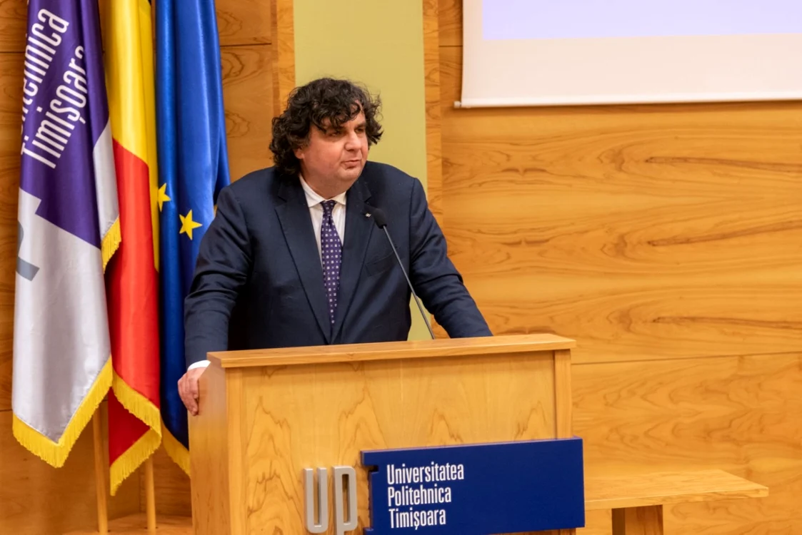 Florin Drăgan, rectorul UPT FOTO Universitatea Politehnica