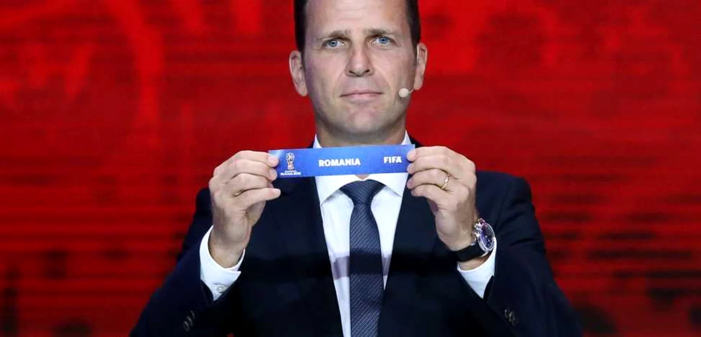 Oliver Bierhoff a plasat România în Grupa E FOTO AFP