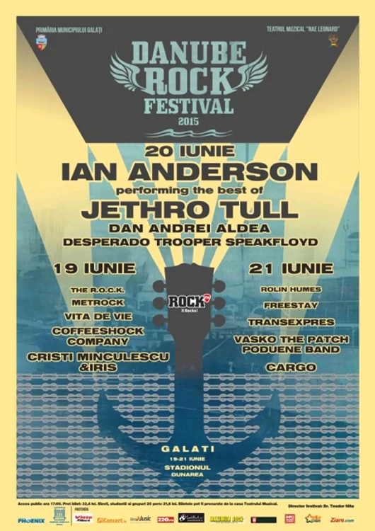 Pe afiș este trecut programul celor trei zile de festival