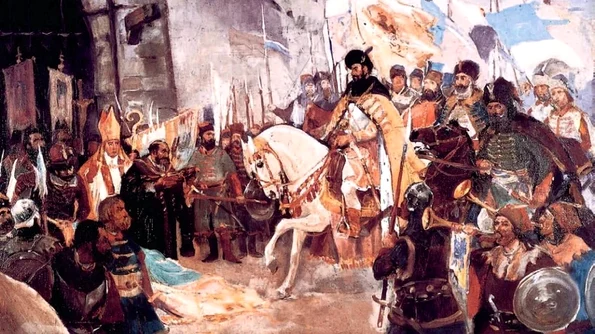 Intrarea triumfală a lui Mihai Viteazul în Alba Iulia