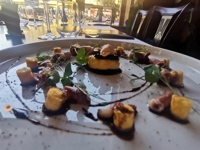 Bucătărie fusion franco-oltenească la restaurantul din Timișoara FOTO Ștefan Both