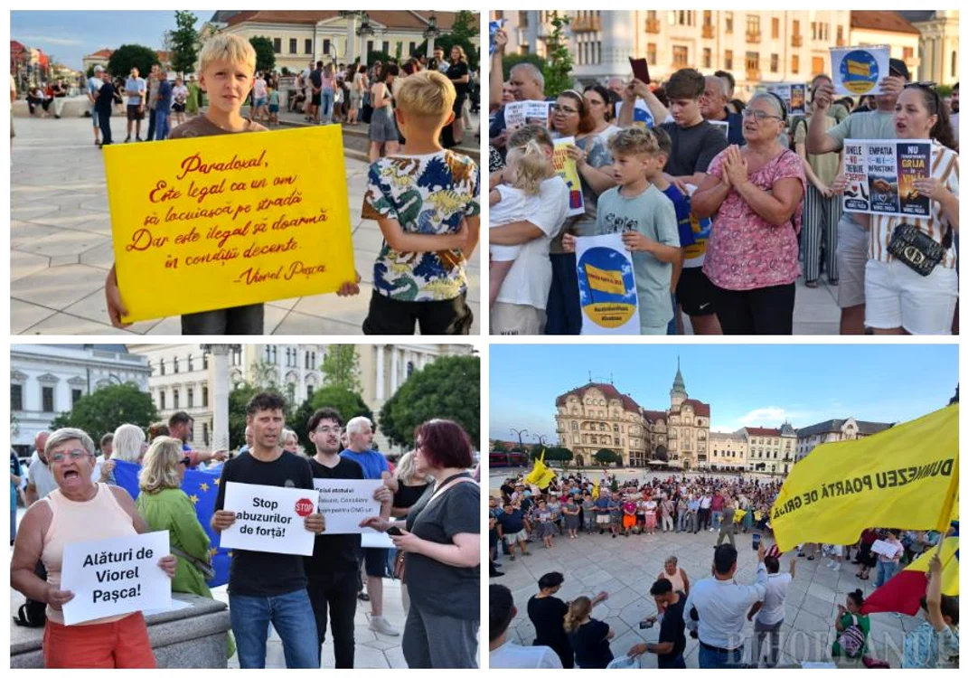 Miting pentru susținerea lui Pașca la Oradea