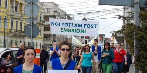 Marș împotriva avortului