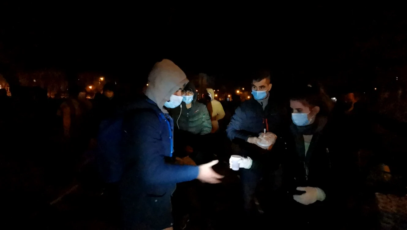 Migranţii care ajung în Timişoara primesc sprijin la biserica baptistă Betel FOTO Ş.Both