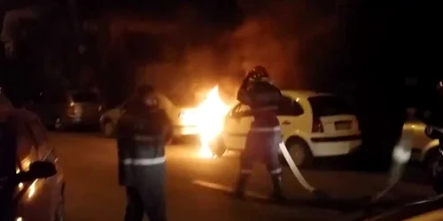 Incendiu Auto la Constanta