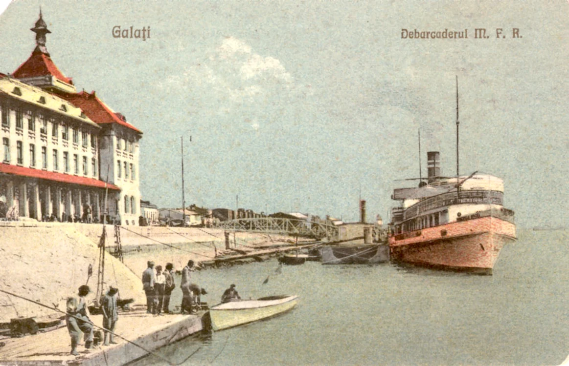 Debarcaderul din Galaţi, acum 130 de ani