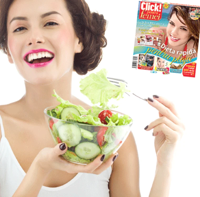 Revista „Click! pentru femei” îţi spune ce dietă să ţii pentru ca trupul tău să treacă testul costumului de baie