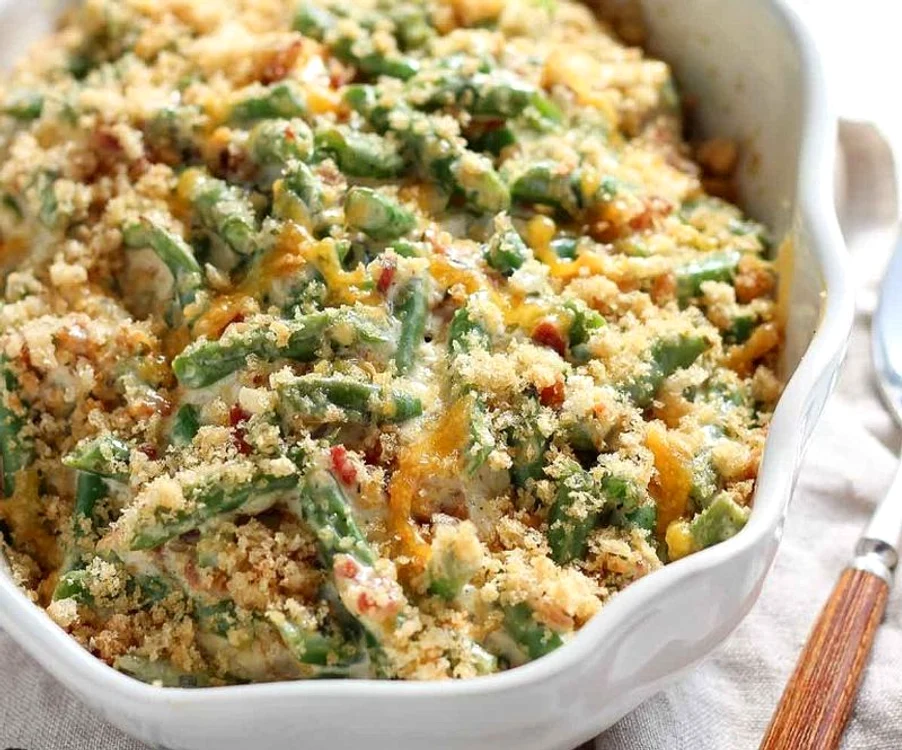 Gratin de fasole verde jpeg