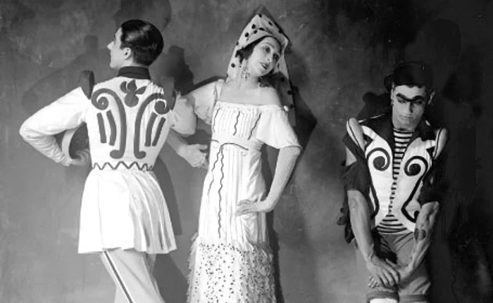 Anton Dolin, Felia Dubrovska şi Serge Lifar în „Balul“, 1929