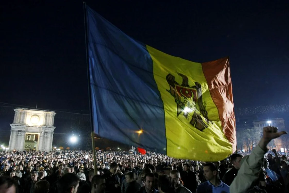 Moldovenii au protestat împotriva conducerii comuniste 