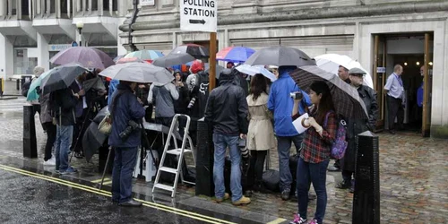 BREXIT Alegeri în Marea Britanie pentru ieşirea ţării din UE FOTO AP