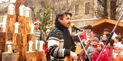 Copiii au intonat colindele tradiţionale româneşti