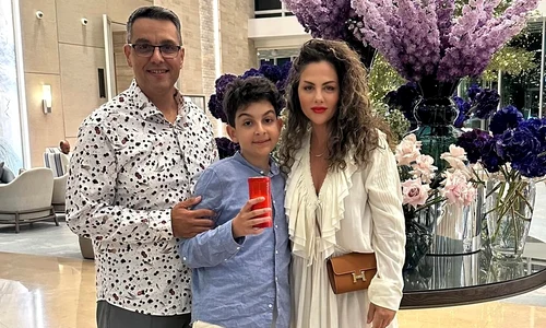 Oana Turcu (49 de ani) a sărbătorit Paștele în Dubai, alături de soțul ei, Cristi Brancu și fiul lor, Tudor