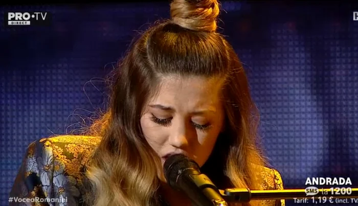 Andrada Crețu a cântat una dintre melodiile preferate ale antrenorului său