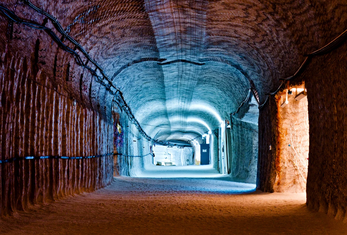 În tunelurile de sare de la Soledar s-au ținut concerte și expoziții FOTO Shutterstock