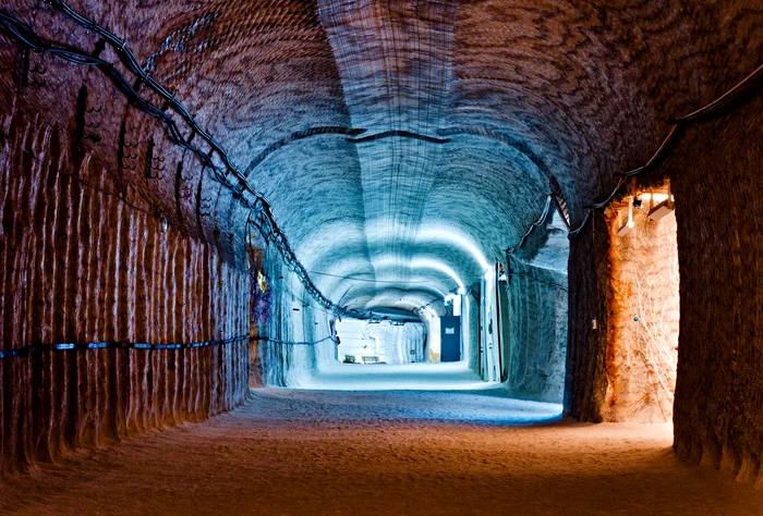 În tunelurile de sare de la Soledar s-au ținut concerte și expoziții FOTO Shutterstock