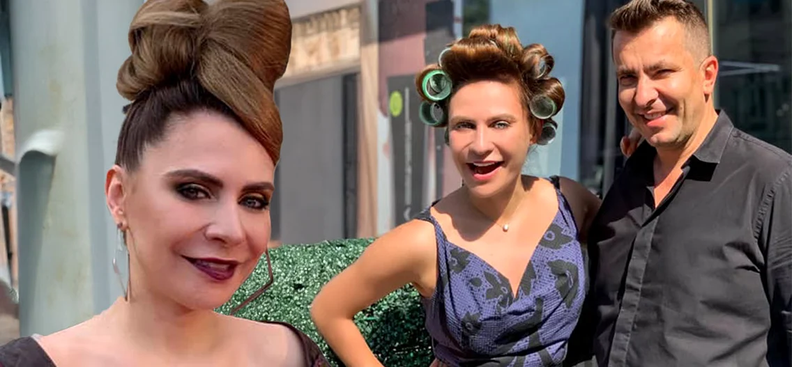 Cristi Pascu este și hairstylistul Adinei Buzatu. Cocurile o întineresc brusc